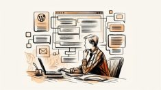 WP 記事構成案 貼り付け前に、WordPressレイアウトと見出し構成のズレを整理する様子