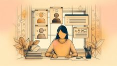 読者・媒体・目的を整理しながらWordPress 文字装飾 ルールを机で検討する人物