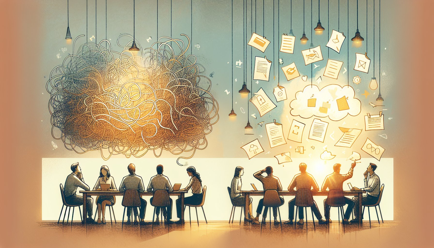 チームでAIを活用しプロンプト 長文 制限の価値と共有ルールを整理する様子