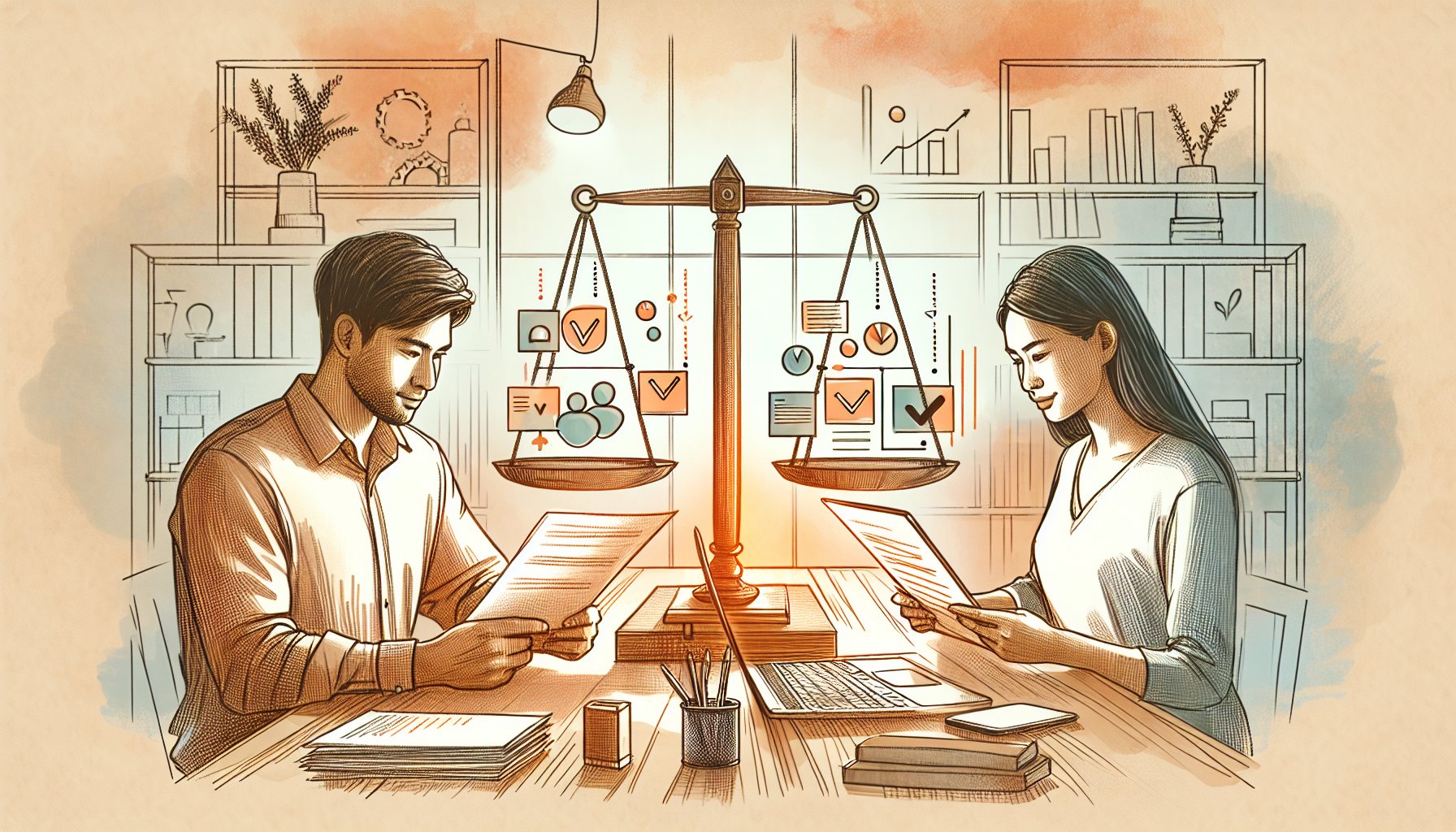 AI ファクトチェックにおける人とAIの協働、リスクとコストを天秤で表現