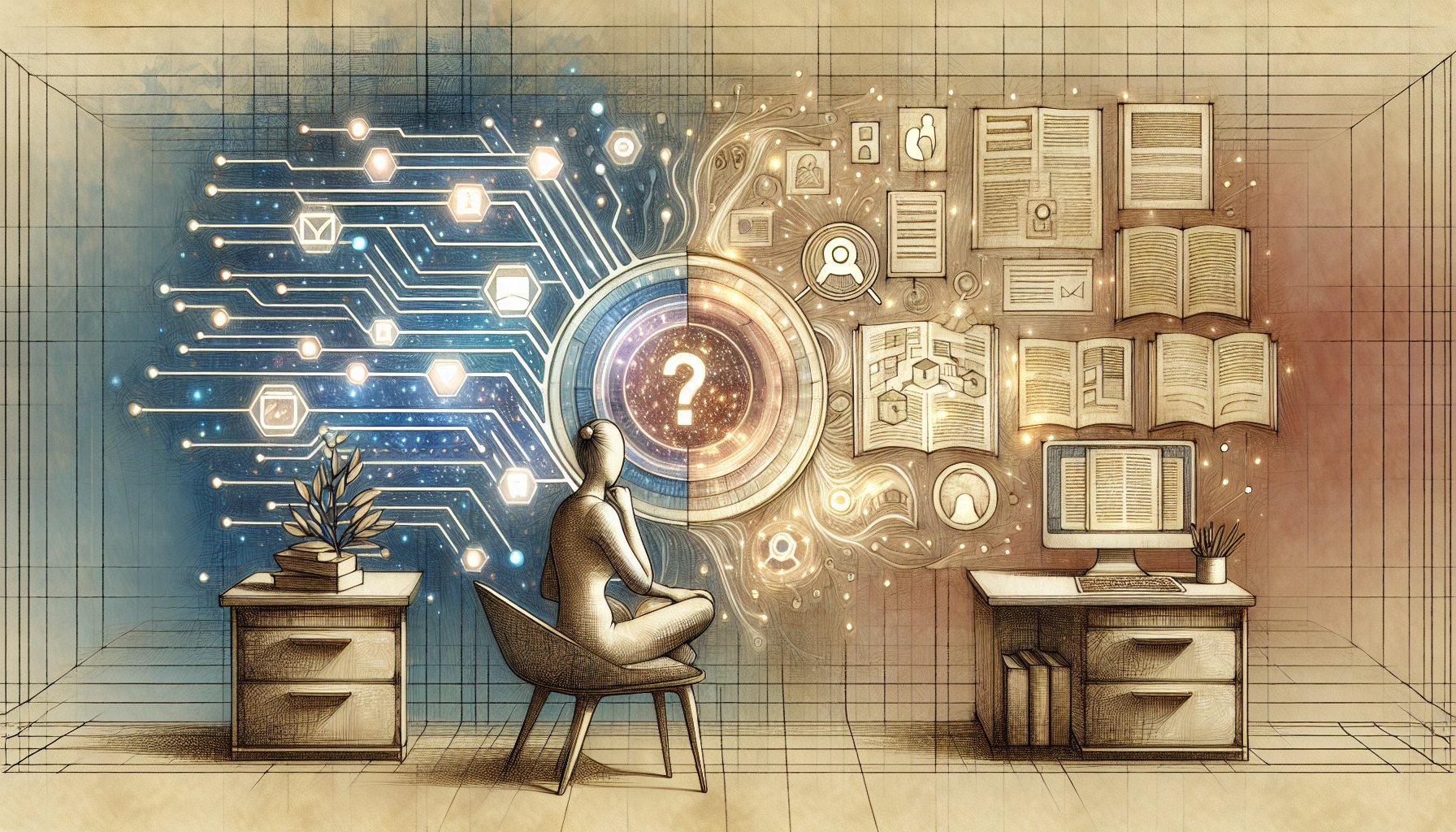 SGE 対策でAI生成回答とブランド専門性を比較検討するユーザーの意思決定過程