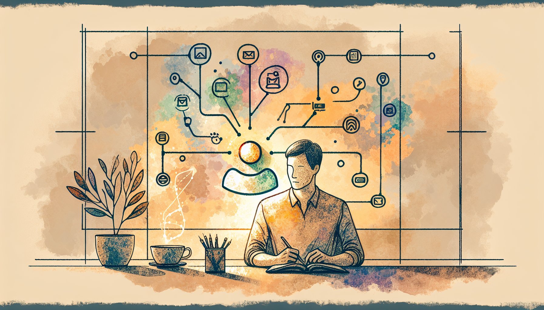 AI コンテンツ ペナルティ 回避を意識しつつAIと協働し多様な流入経路を描く構図