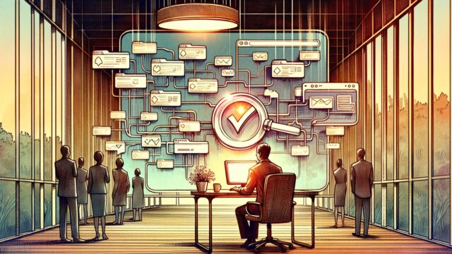 SGE 対策でページビュー依存から課題解決重視へ移行するビジネス設計のイメージ