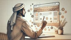 押されないボタンが背景に埋もれる様子と、WP ボタン デザイン CVRを高める分かりやすいCTAボタンの対比