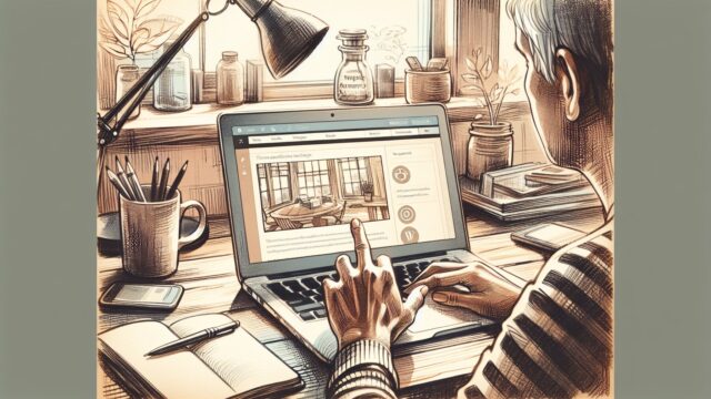 WordPress 抜粋 表示されないテーマ仕様を示すブログ一覧レイアウトイメージ