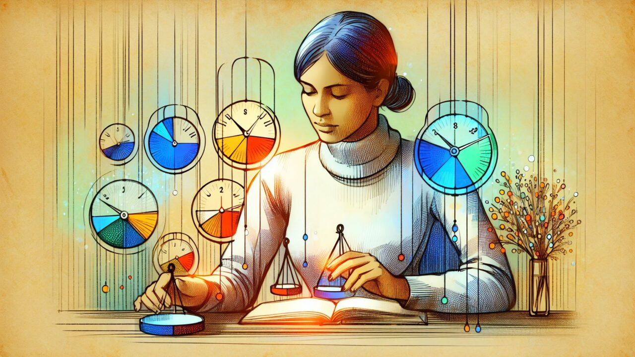 複数の指標を見比べているビジネスパーソンがキーワード 難易度を冷静に評価