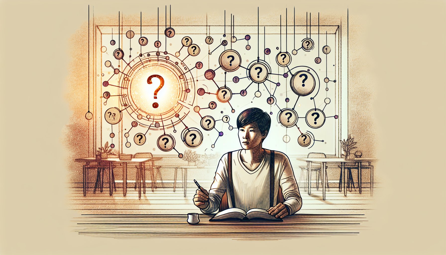 自然言語処理 SEOで質問ベースに変化するキーワード設計を図解する作業デスク