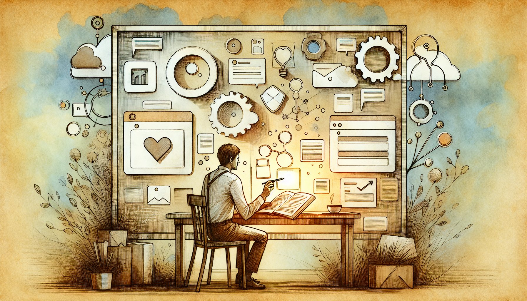 Google AI スパム アップデート後のSEO前提を再整理し、人中心の信頼コンテンツと長期的ブランド価値を象徴するイラスト