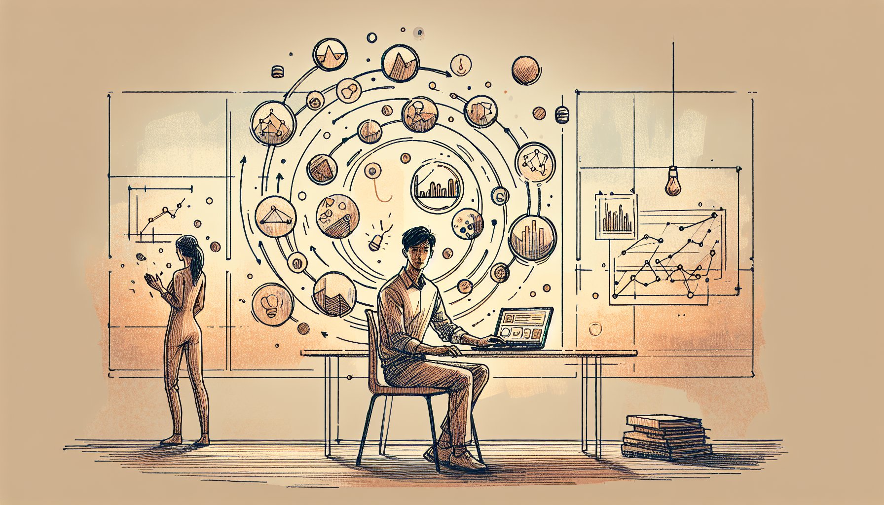 AI 記事 読了率 改善に向けて計測とフィードバックを回す落ち着いた作業風景