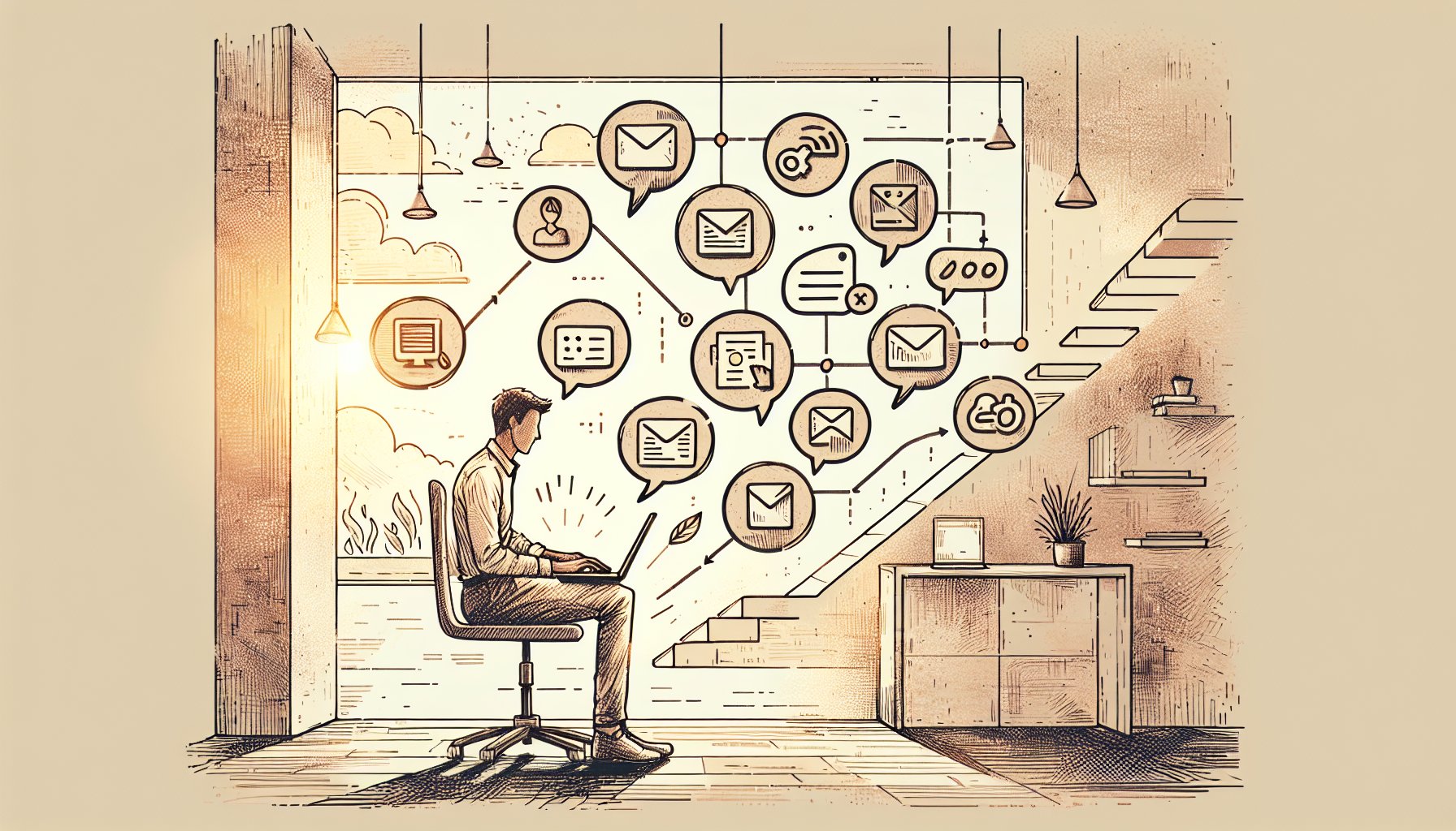 小さな業務から段階的に試すChatGPT 使い方 初心者向けイラスト