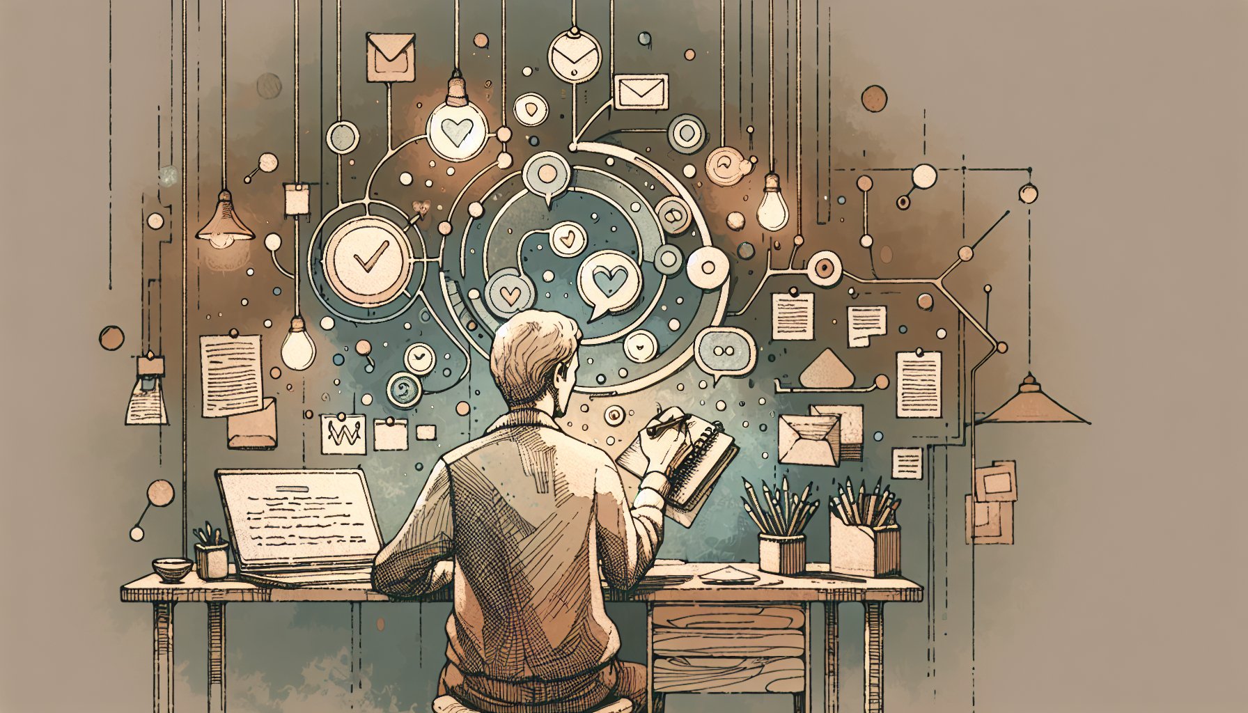 ノートとPCで対話内容を整理する人, ChatGPT 使い方 初心者の継続記録とルール