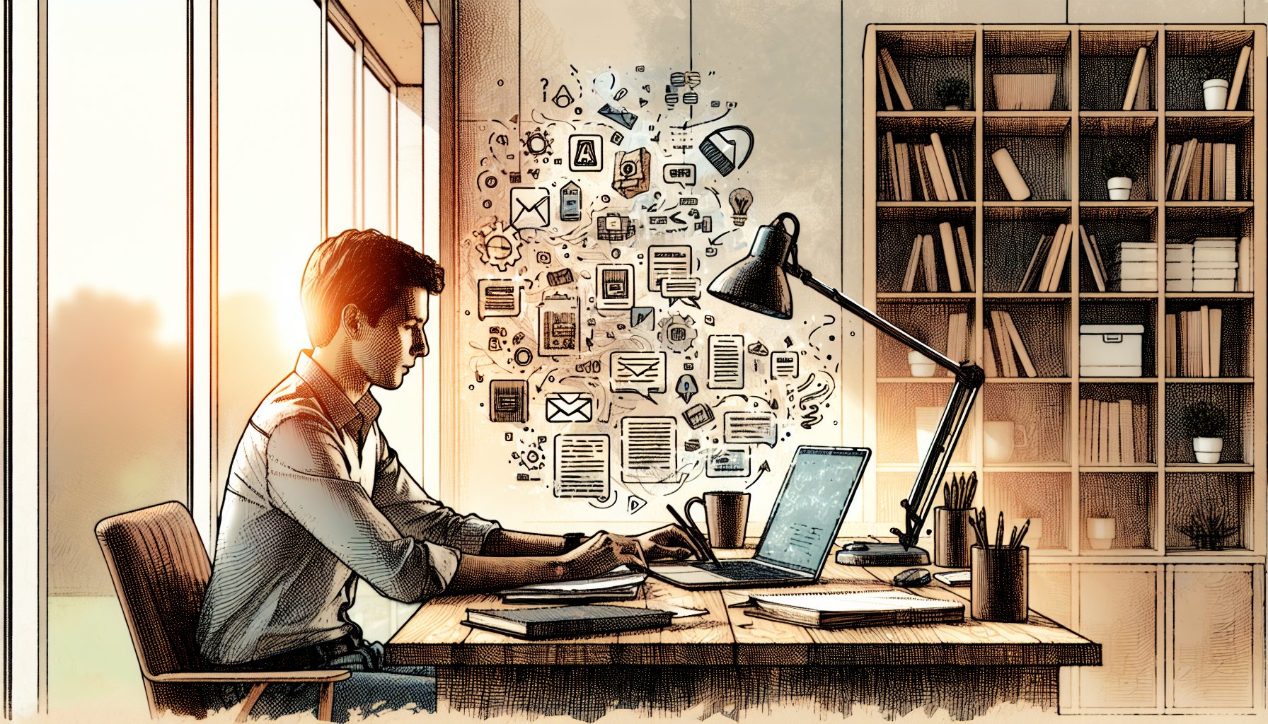 Notion AI ライティング 評判を踏まえたビジネス文書での使いどころを示す作業風景