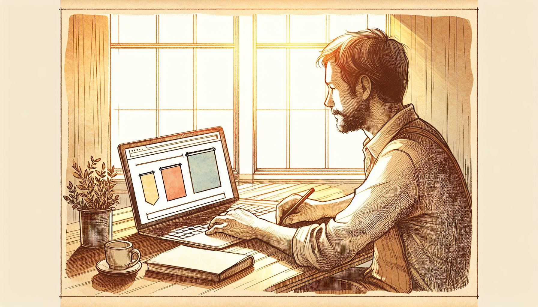 記事本文を読むユーザーと調和したWP バナー 設置 場所、上中下に自然配置された構成