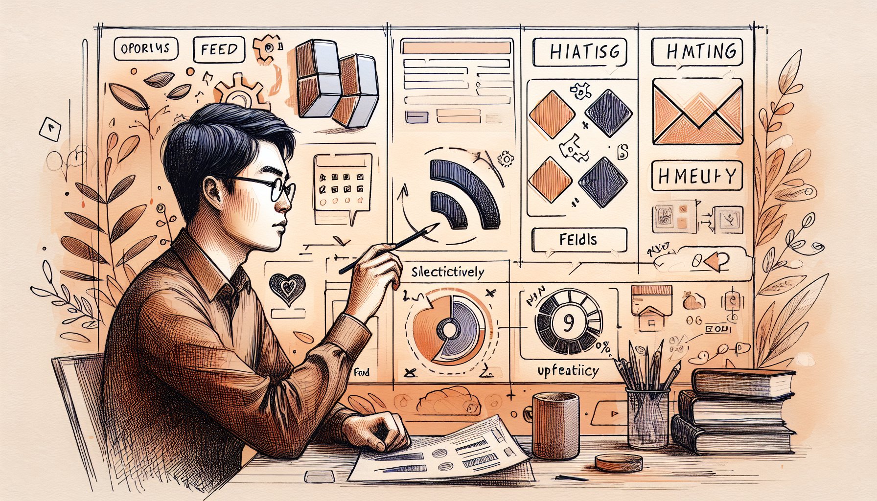 WP RSS フィード 停止を検討しつつ更新頻度や配信方法を柔軟に見直す様子