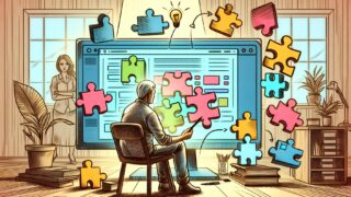 WP 表示崩れ 直し方を象徴するレイアウト修正作業、原因整理する様子