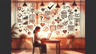 WP 比較表 プラグインでビジネスの意思決定を整理し不安が明確になる様子