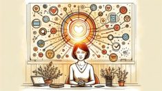 CV（コンバージョン）改善で数値に見えない要因や間接効果を可視化するイラスト