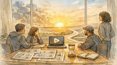 Sora AI いつからを検討しながら動画施策を企画するオフィスワークスペース