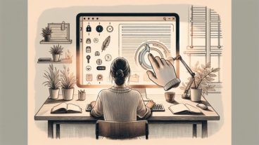 穏やかな執筆環境でWP 自動保存 停止を迷うブロガーの静かな葛藤を象徴的に描写