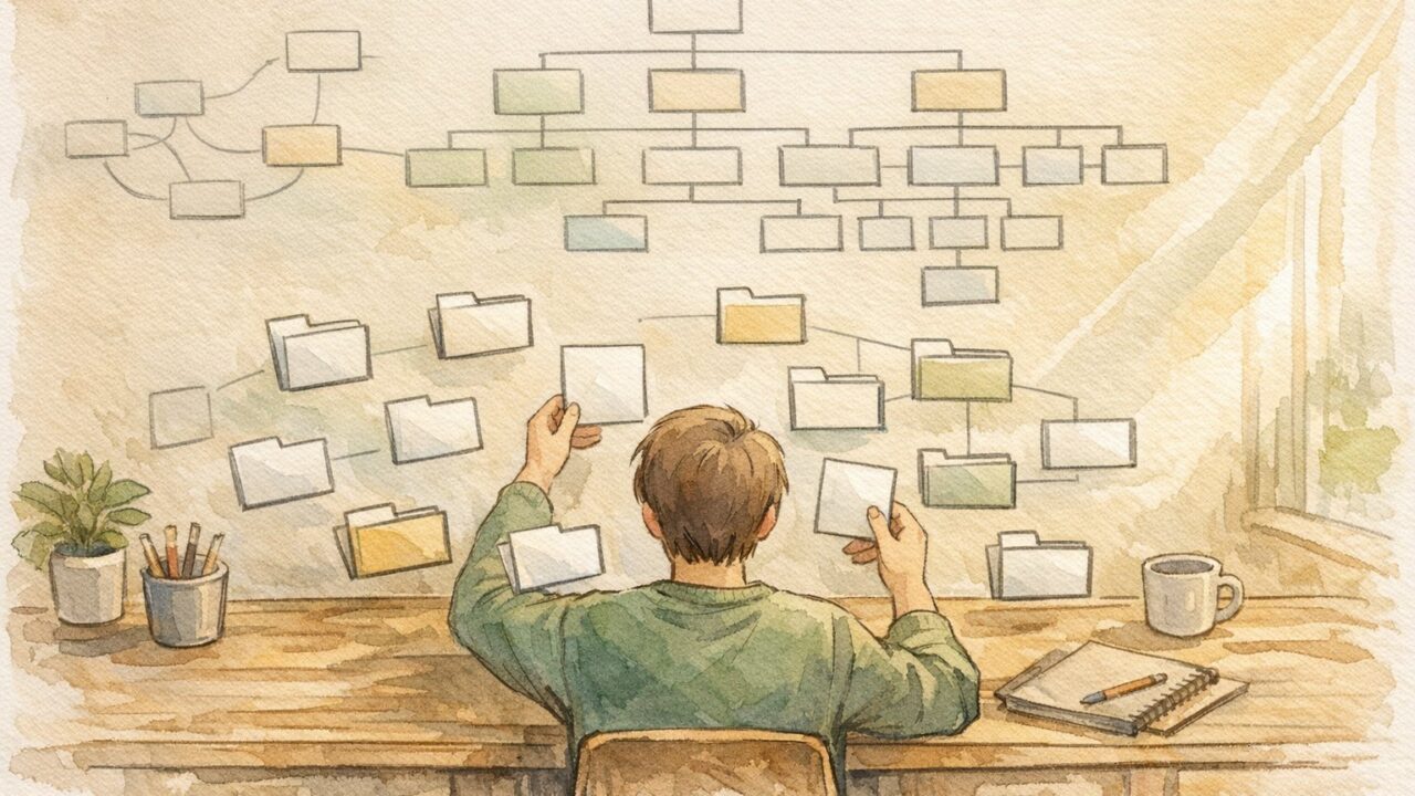 内部SEO 対策 リストを意識したサイト構造整理と基本要素を俯瞰する作業空間