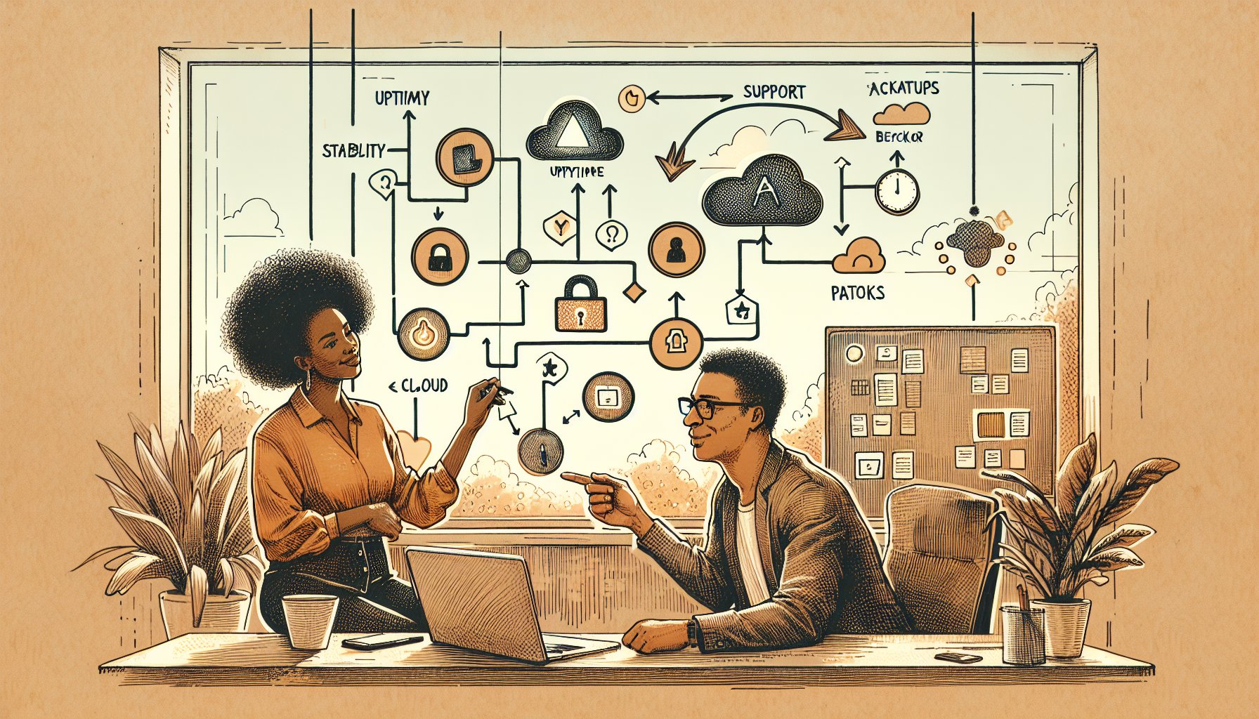 AI ツール ログインできない 解決を意識し安定運用やサポート体制を整理するオフィスシーン