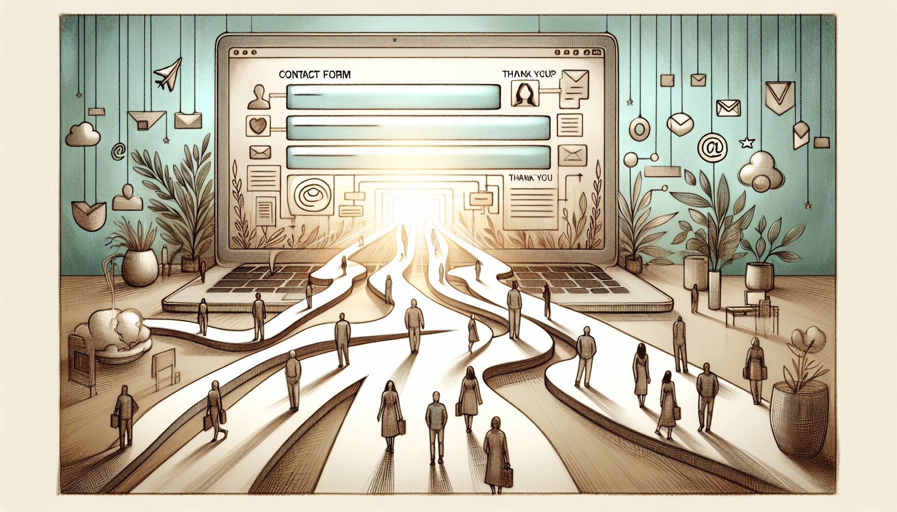 Contact Form 7 使い方で重要な送信後の動線設計、フォームからサンクスページとメールへ導く流れ