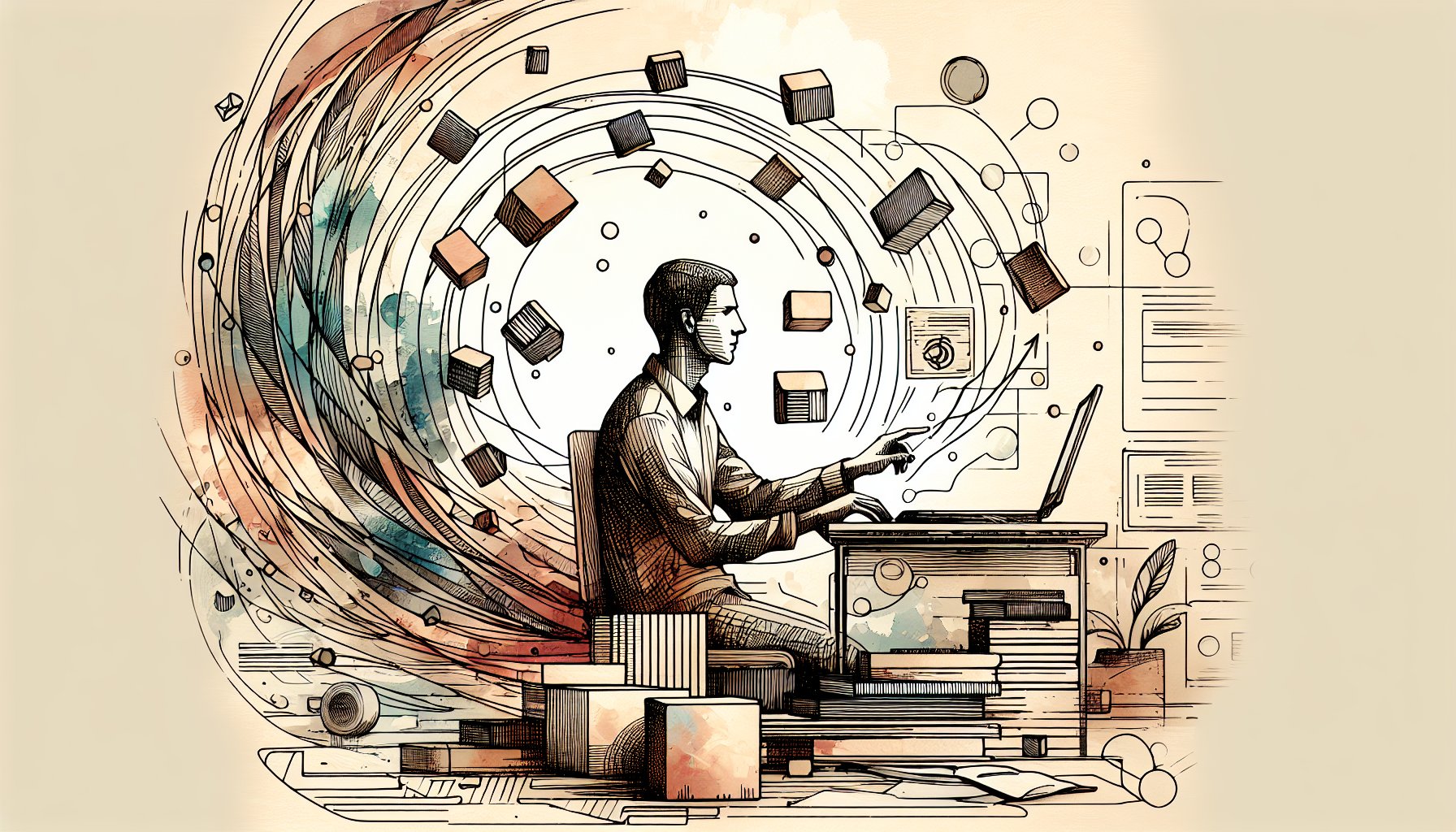 テキストとビジュアルが調和するワークスペースでAI 画像生成 プロンプトの役割分担を考える