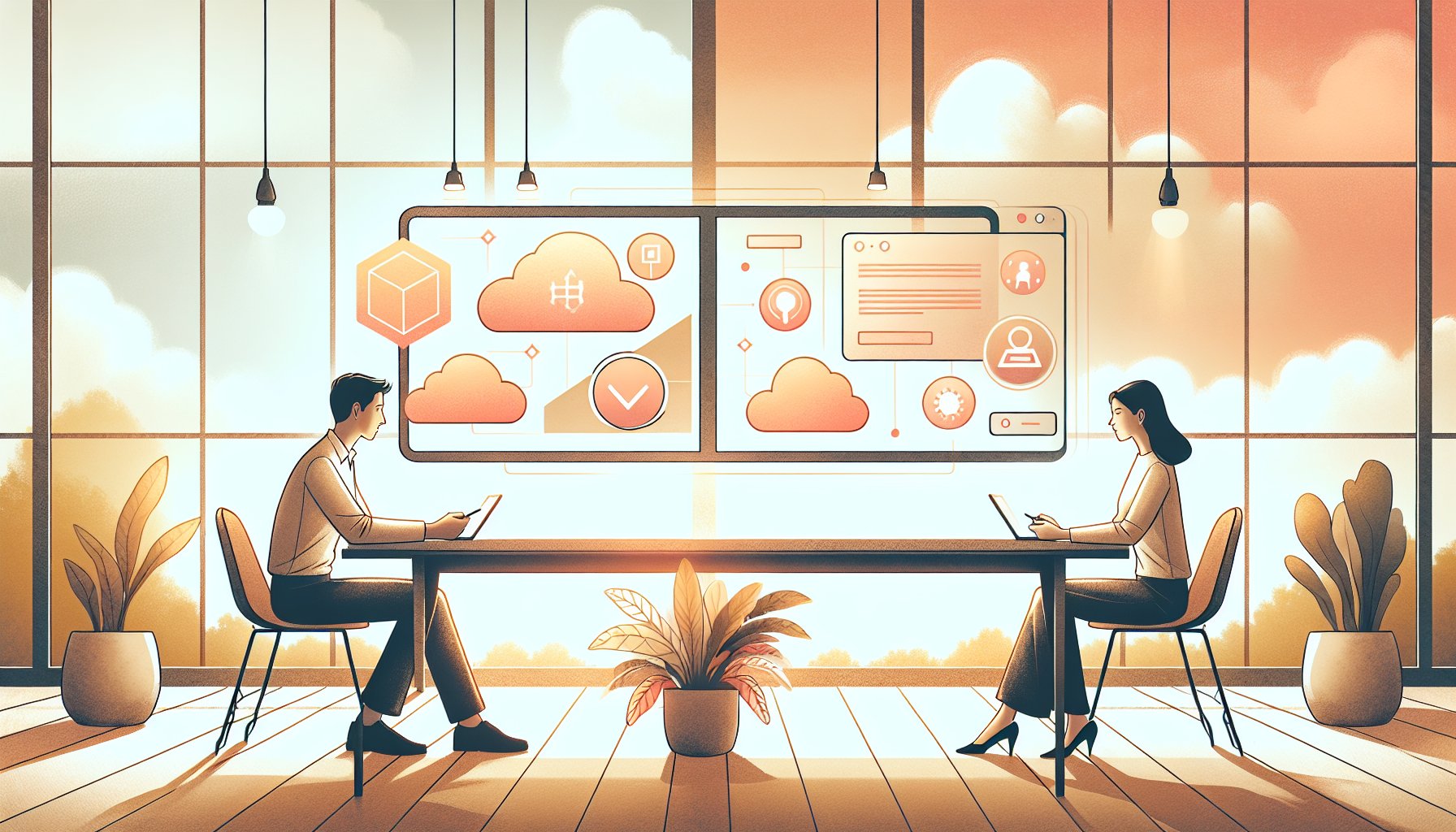 WPForms 評判 比較の文脈で、WordPressプラグインとSaaS型フォームサービスを対比するイラスト