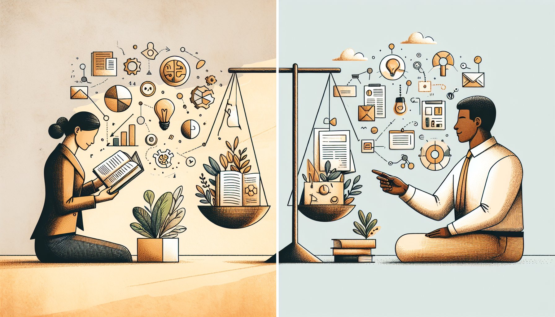 価値提供を重視しつつ控えめに提案するリード獲得 記事の理想的なバランス