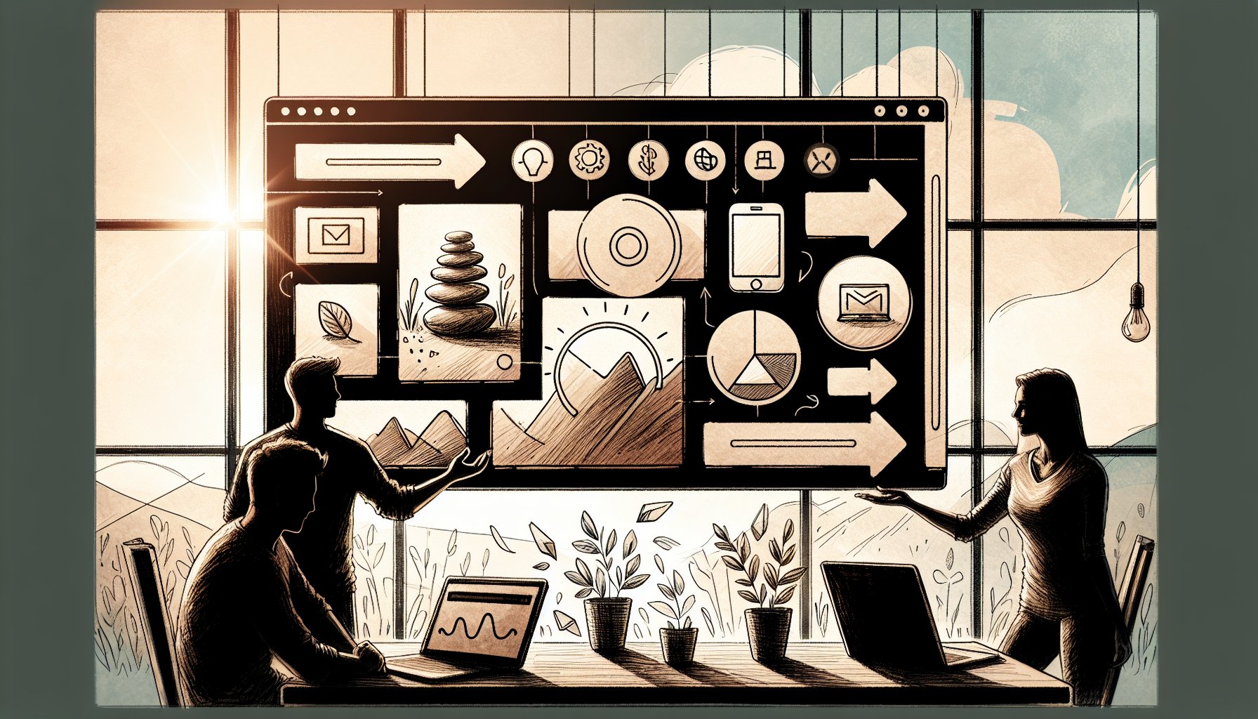 ビジネス視点でWordPress 画像 スライダー プラグインの評価軸を比較検討する様子