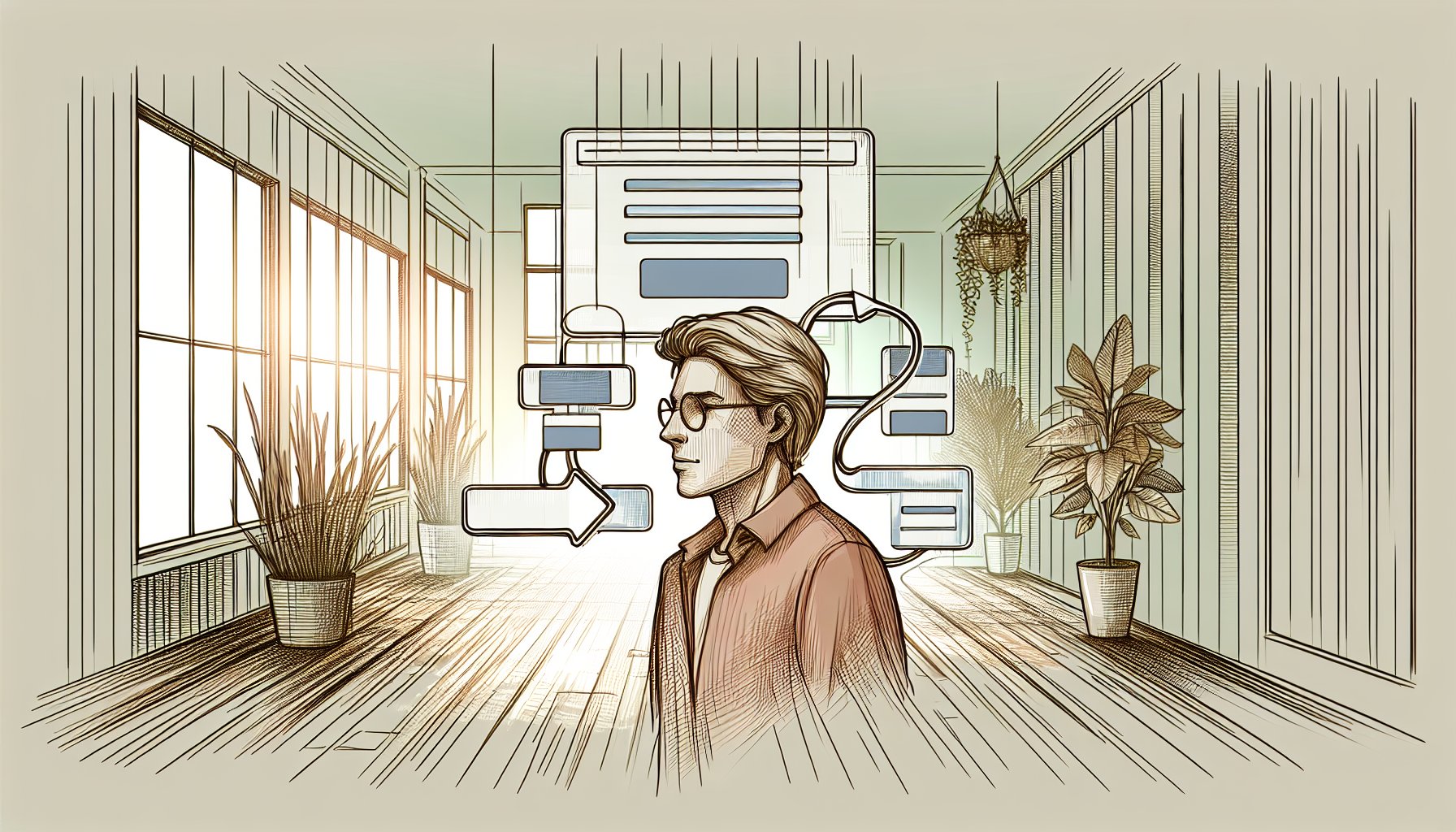 コンテンツ導線を整理し直帰率 下げる、次のステップへ自然に進むユーザー導線のイメージ