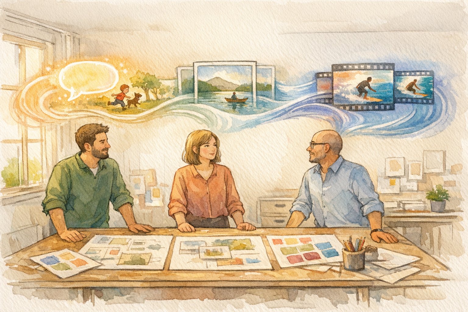 Runway Gen-2 使い方を示す3つの生成パス、テキスト・画像・動画から映像を作る構成