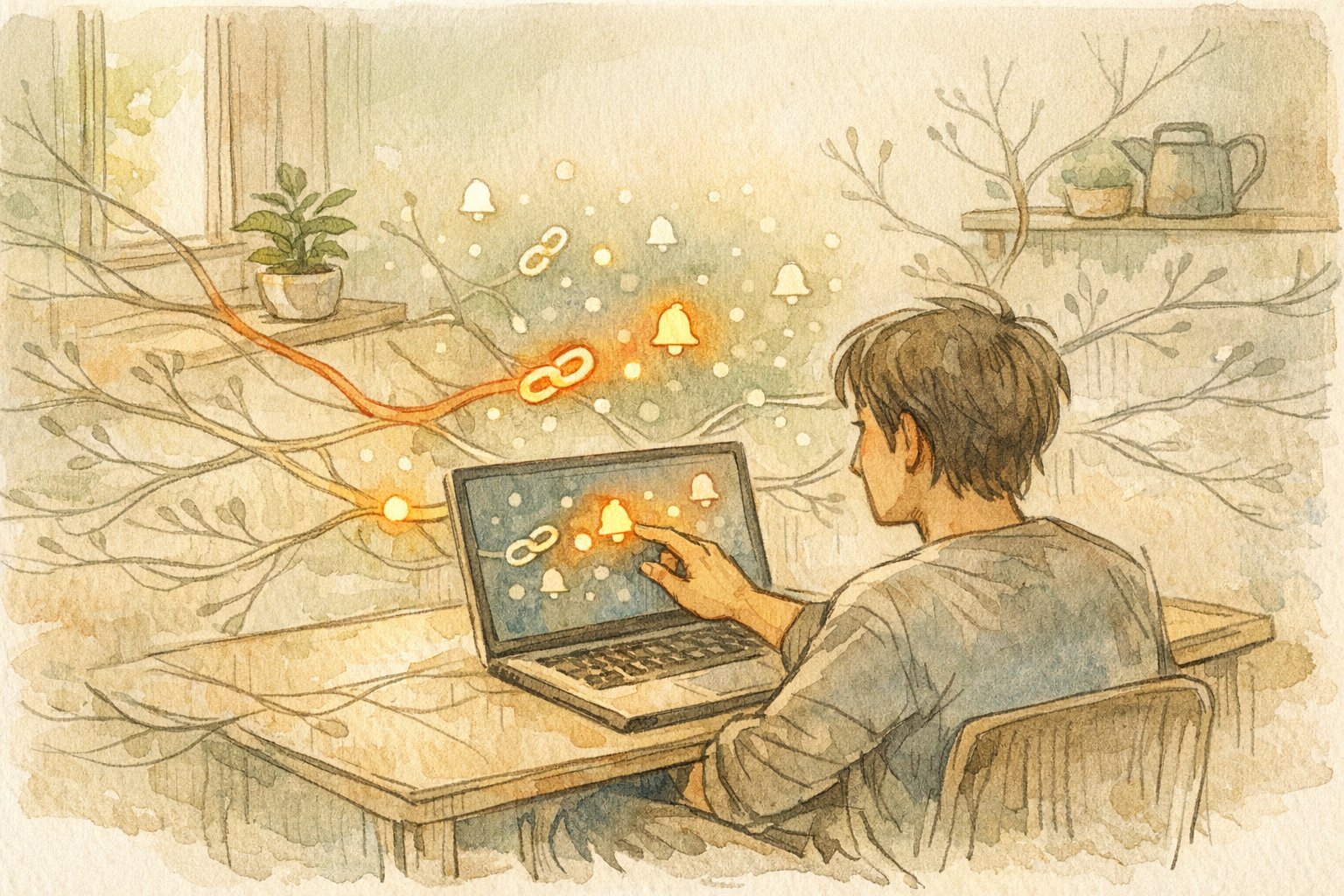 Broken Link Checker リンク切れ通知の頻度を調整し、重要なリンクだけに集中する様子