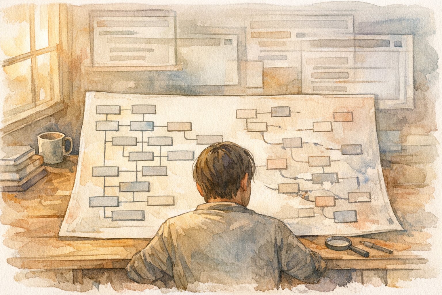 WordPress 目次 出ない 原因を考察し、プラグイン依存の構造崩れを俯瞰するイラスト