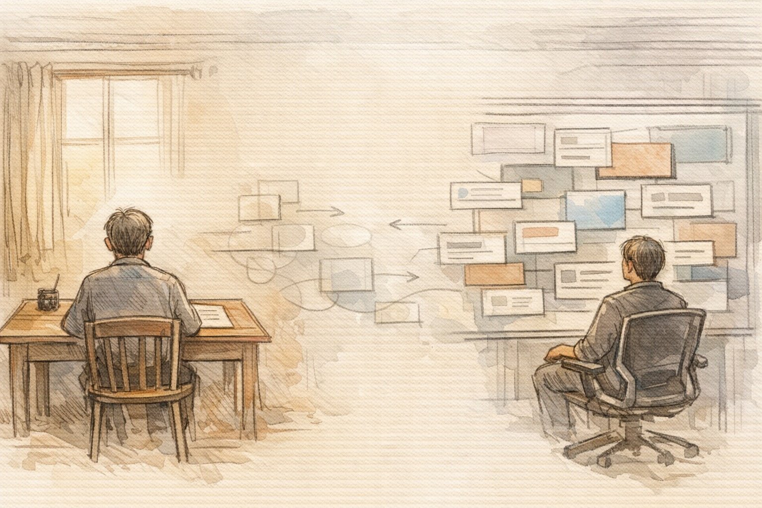 旧来の文章構成とブロックエディタ画面を対比し、WordPress 目次 出ない 原因を考察