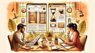 Easy Table of Contents どっちがいいか比較検討するため、役割や導線を整理した作業デスクとレイアウト構成