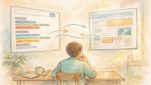Googleサーチコンソール 使い方で検索結果とサイト行動を俯瞰し役割を整理するイメージ