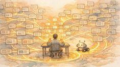 XMLサイトマップ 送信で検索エンジンにサイト構造を整理して伝える様子