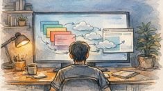 夜の落ち着いたデスクでWP 追加CSS 反映されない原因を技術的に整理する様子