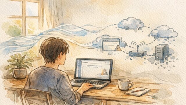 WP 下書き 保存できない状況で途切れがちな接続とアイデアの流れを象徴的に表現