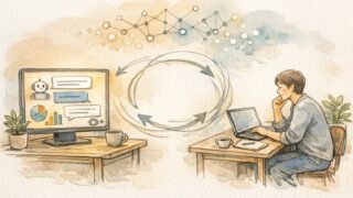 AI カスタマーサポート 導入で人とチャットボットが連携し、顧客対応を改善する様子