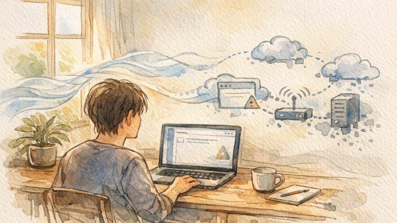 WP 下書き 保存できない状況で途切れがちな接続とアイデアの流れを象徴的に表現