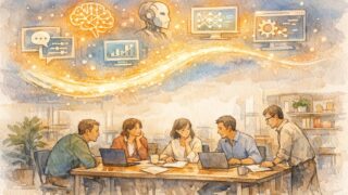 ビジネス現場でAIツールとの距離を感じつつ学ぶ人々とAI リテラシー 教育のギャップ