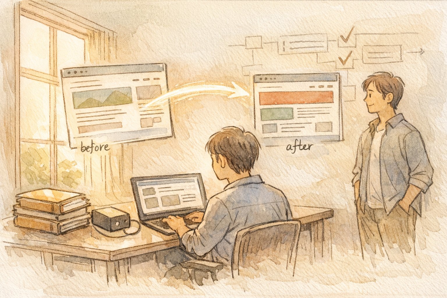 ConoHa WING WordPress 移行を慎重に進める手順とバックアップ体制を象徴するイラスト