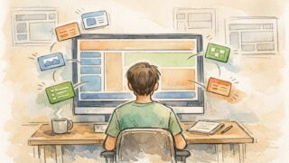 WordPress ウィジェット 使い方 初心者向けに、画面レイアウトへウィジェットを配置する様子