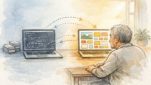 古いコード運用からWordPress クエリーループブロック 活用へ移行を比較検討する様子