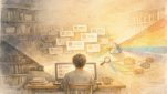 WordPress 検索機能 強化の前提としてデフォルト検索の特徴を整理するイラスト