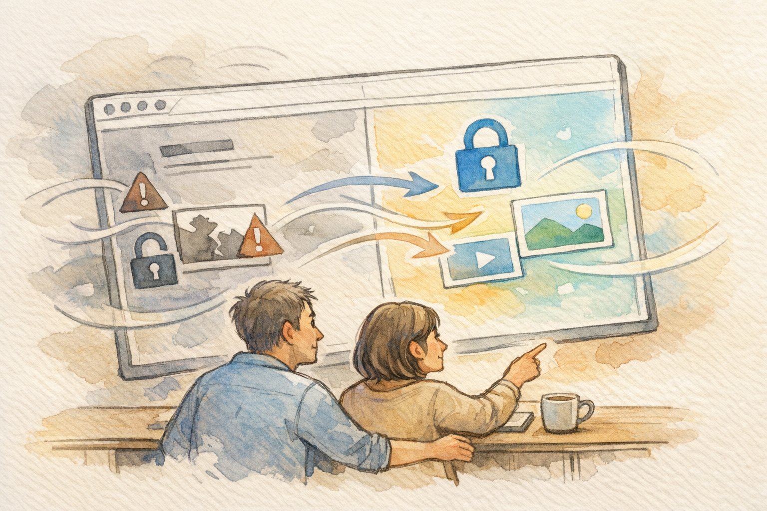 WordPress 混在コンテンツ(Mixed Content) 解消による安全な表示と信頼性向上を確認する利用者