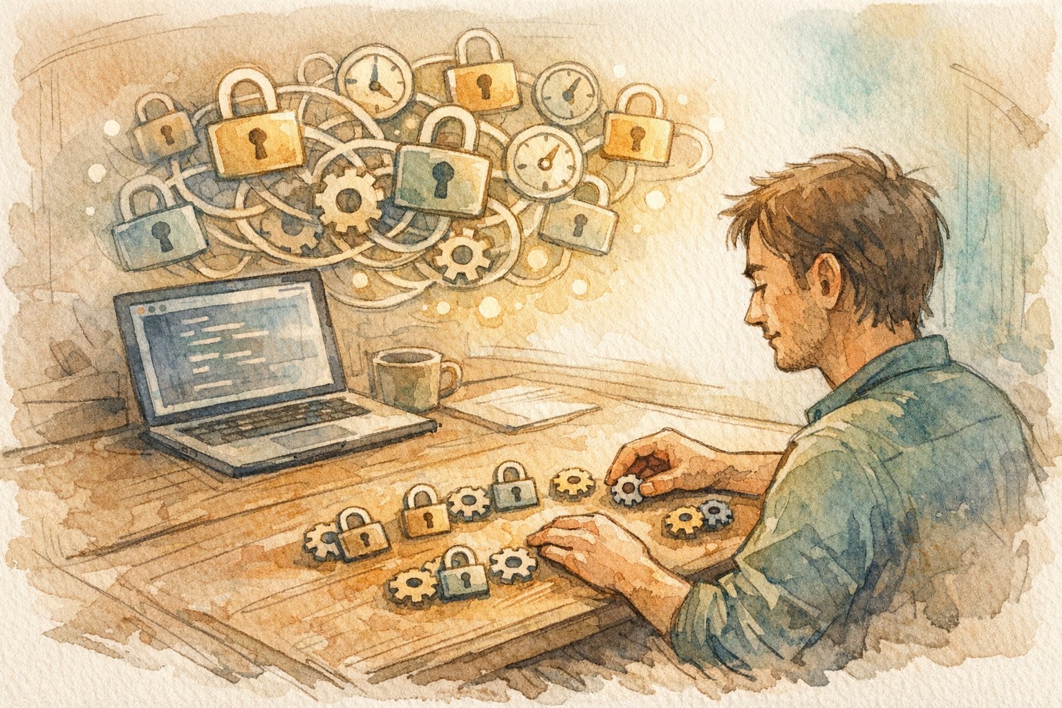 WP .htaccess 編集 方法でセキュリティとパフォーマンスのバランスを整理する様子