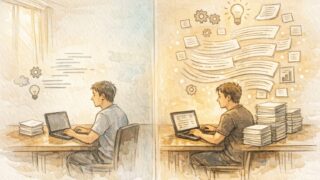 AI ライティングツール 無料 vs 有料の違いを机上で比較検討するビジネスシーン